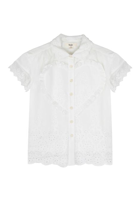 Abito con ricamo BAJE STUDIO KIDS | BA0SS26935OFF WHITE